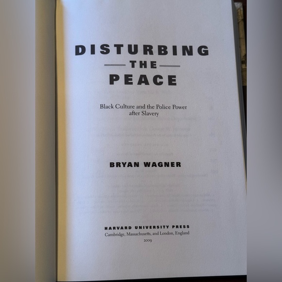 Disturbing the Peace by Bryan Wagner Hardcover - Picture 3 of 5